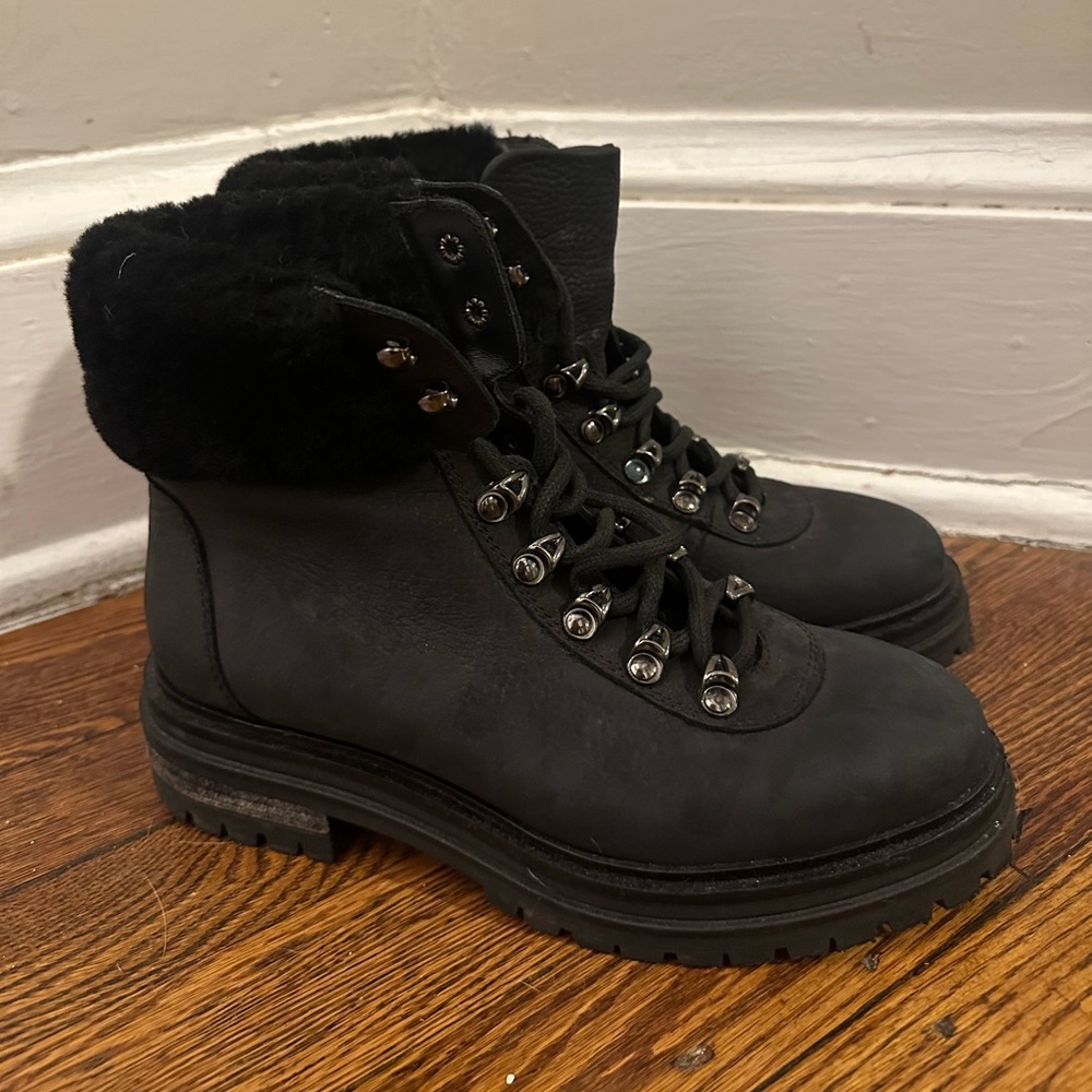 M. Gemi Alpi Alta Snow Boot Black Nubuck Size 38